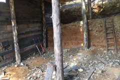 Construction de la cabane