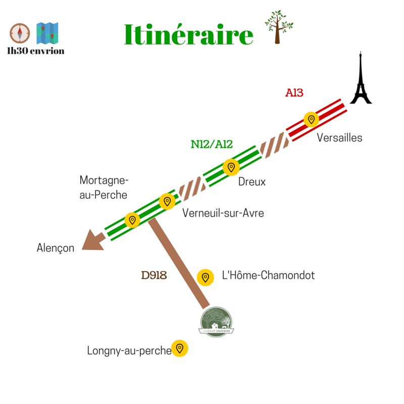 Itinéraire la cabanesauvage